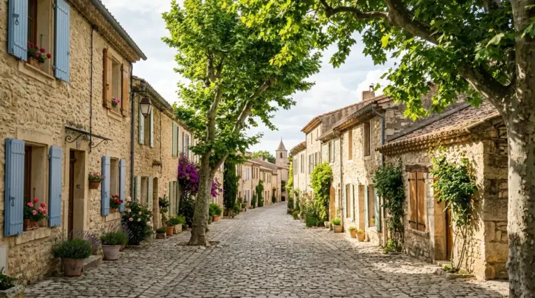 Rue résidentielle calme à Mont-de-Marsan