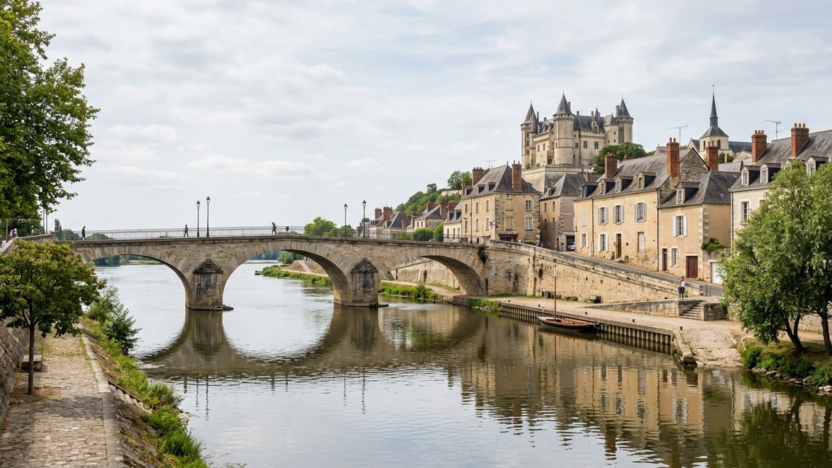 Vue générale de Villeneuve-sur-Lot et ses quartiers au bord du Lot