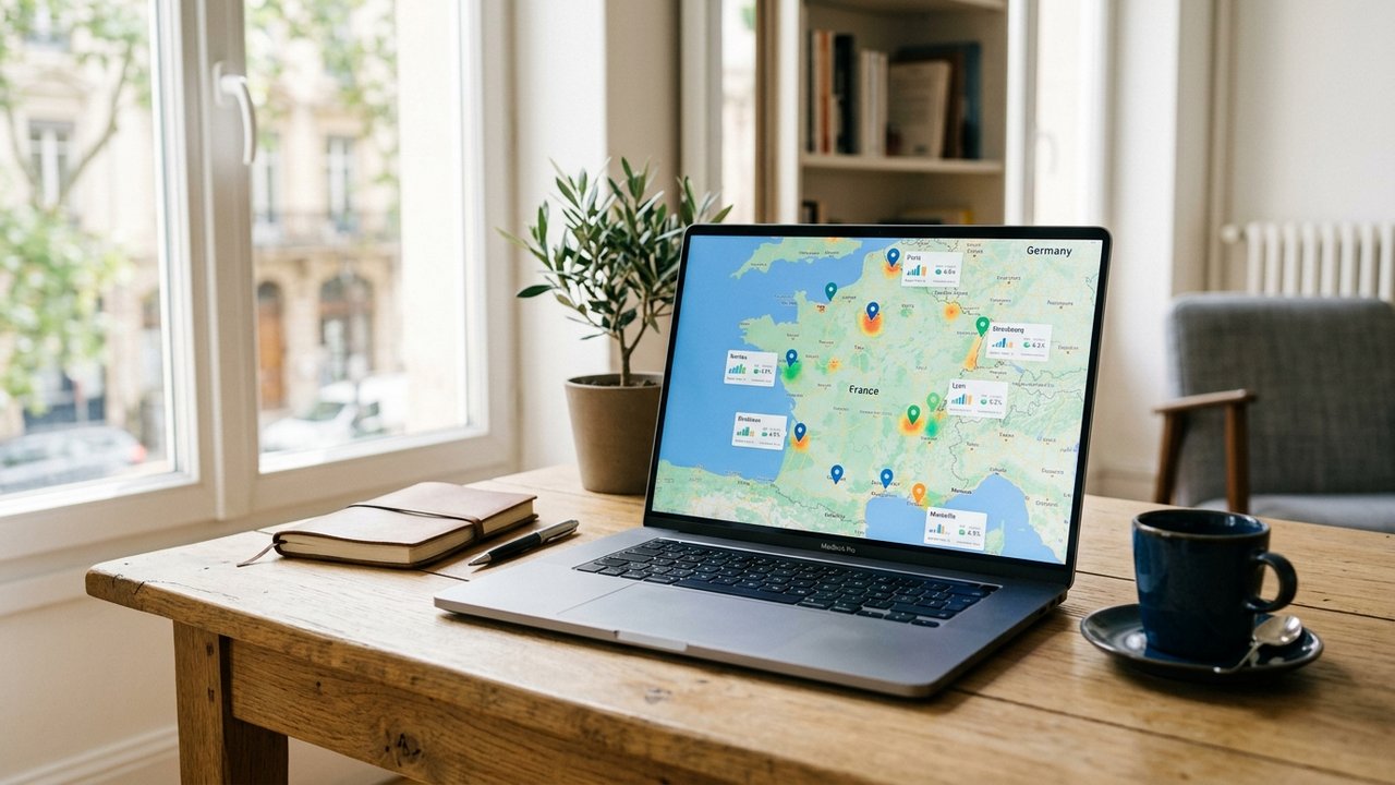 Comparaison des meilleures villes pour investir en LMNP en France