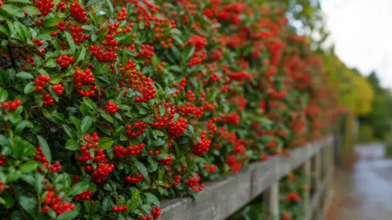 Haie de pyracantha en jardin, interdite ou autorisée ?