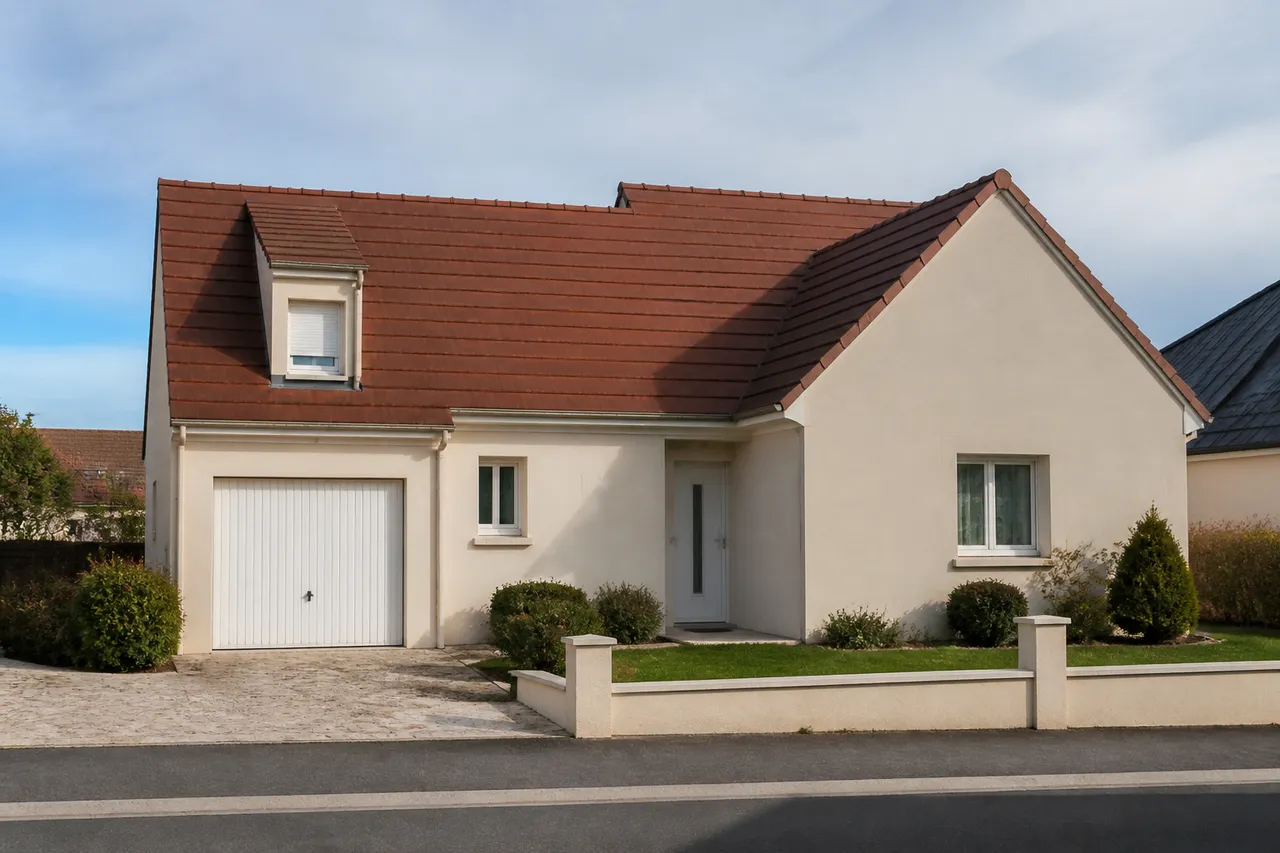 Pavillon résidentiel, entre maison standard et villa