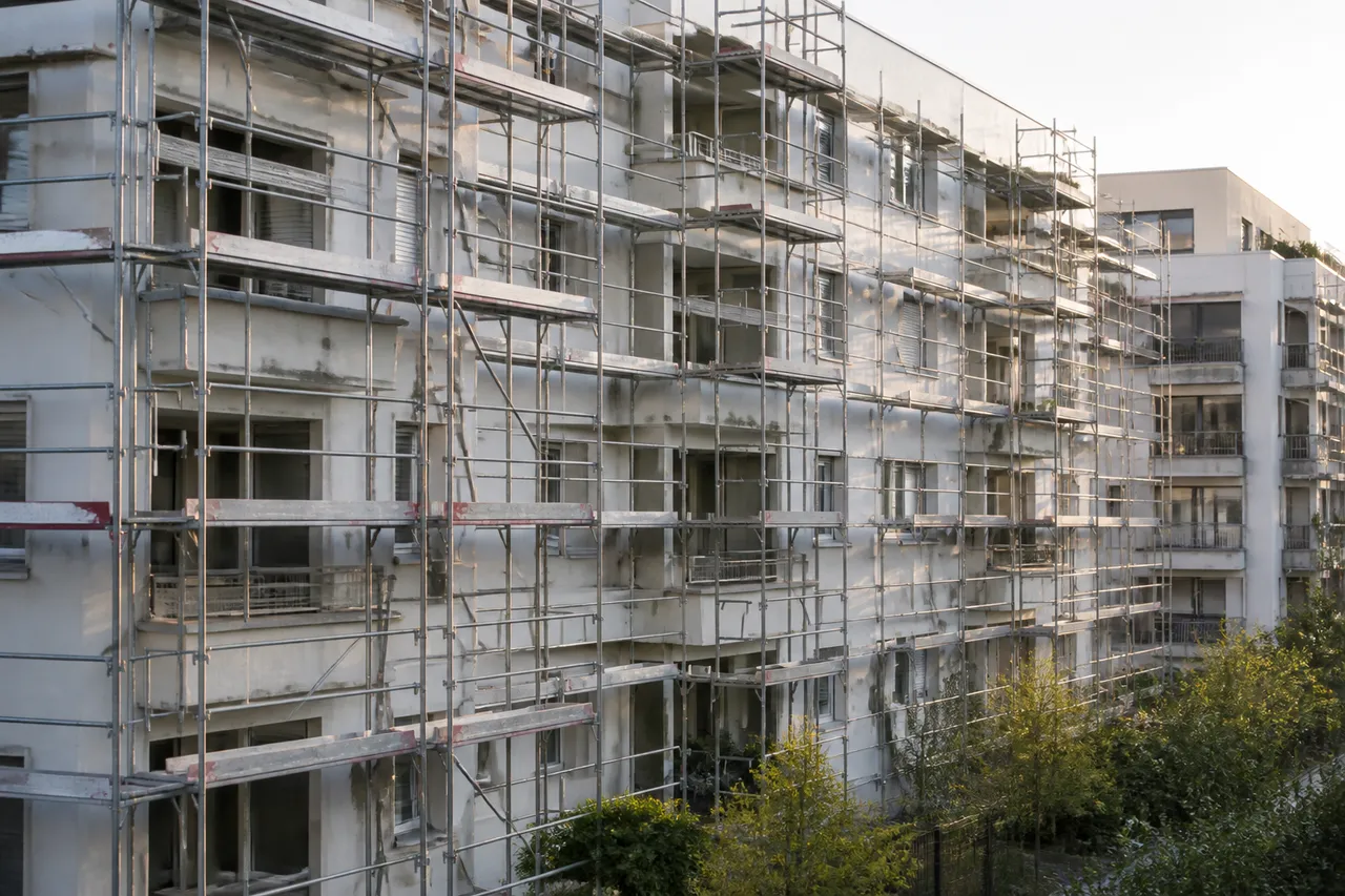 Rénovation d'un immeuble dans un quartier sensible de Grenoble